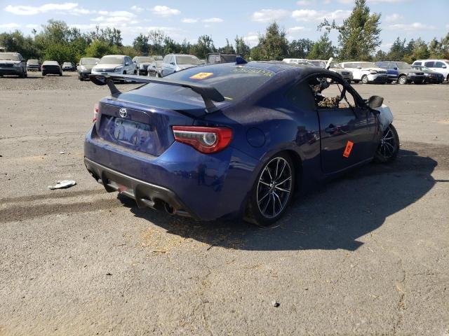 JF1ZNAA16H9702262 - 2017 TOYOTA 86 BASE BLUE photo 4