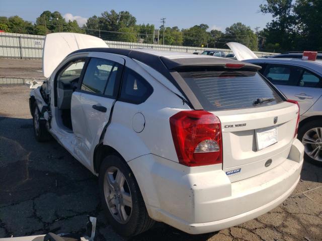 1B3HB48B47D562174 - 2007 DODGE CALIBER SX WHITE photo 3