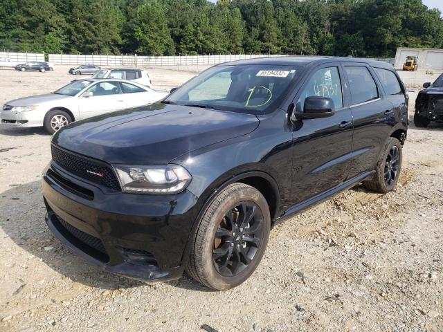 1C4RDHDGXLC228611 - 2020 DODGE DURANGO GT BLACK photo 2