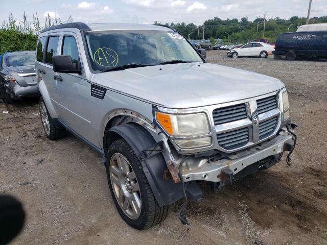 1D8GU58K87W656607 - 2007 DODGE NITRO SLT SILVER photo 1