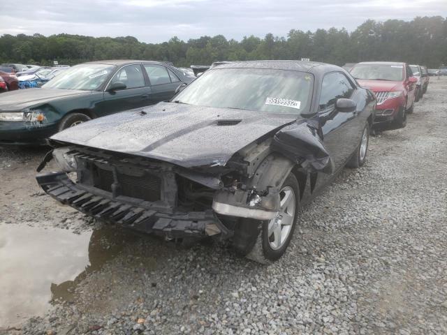 2B3CJ4DV2AH270160 - 2010 DODGE CHALLENGER BLACK photo 2