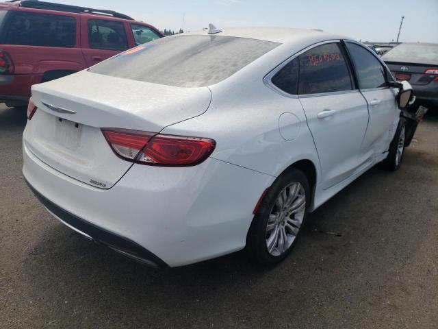 1C3CCCAG1GN111496 - 2016 CHRYSLER 200 LIMITE WHITE photo 4