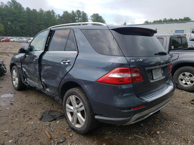 4JGDA5HB9DA251788 - 2013 MERCEDES-BENZ ML 350 4MA GRAY photo 3