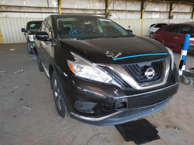 5N1AZ2MG2HN187622 - 2017 NISSAN MURANO BLACK photo 1