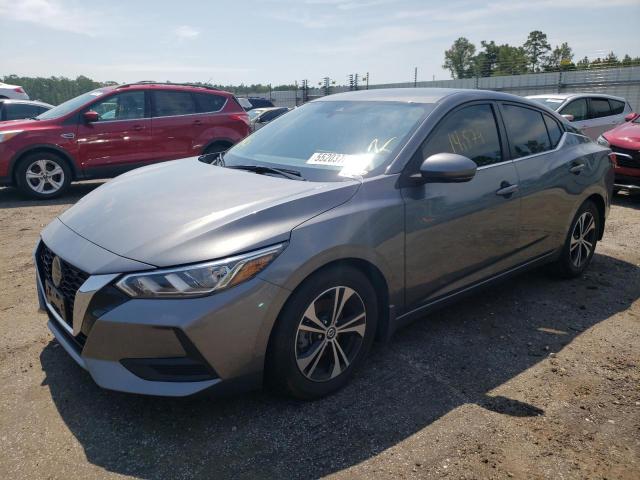 3N1AB8CV8LY239166 - 2020 NISSAN SENTRA SV GRAY photo 2