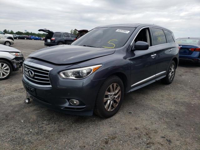 5N1AL0MMXDC310567 - 2013 INFINITI JX35 GRAY photo 2