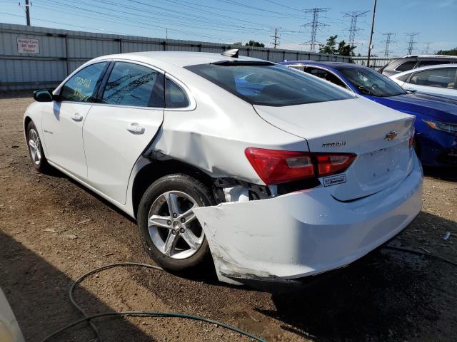 1G1ZB5ST9MF076401 - 2021 CHEVROLET MALIBU LS WHITE photo 3