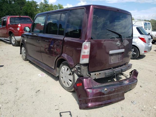 JTLKT324764044438 - 2006 TOYOTA SCION XB Bordeaux Foto 3