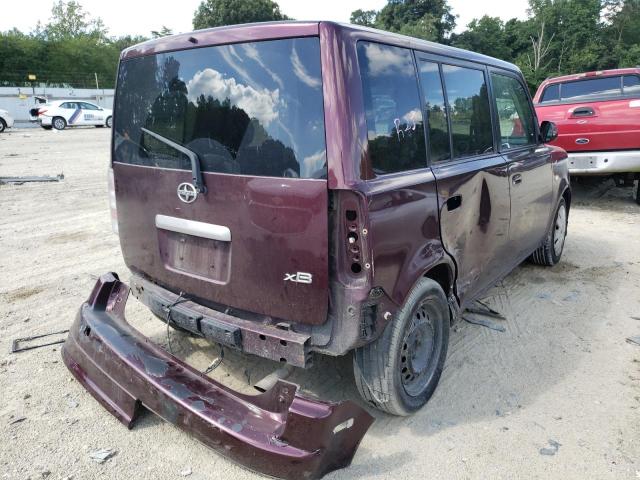 JTLKT324764044438 - 2006 TOYOTA SCION XB Bordeaux Foto 4