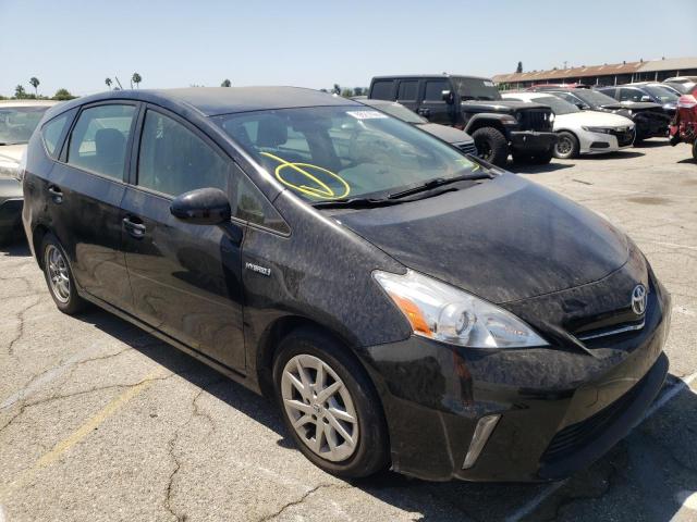 JTDZN3EU8EJ001128 - 2014 TOYOTA PRIUS V BLACK photo 1