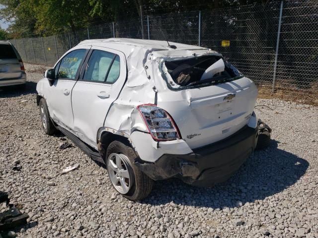 KL7CJNSB1GB759774 - 2016 CHEVROLET TRAX LS WHITE photo 3