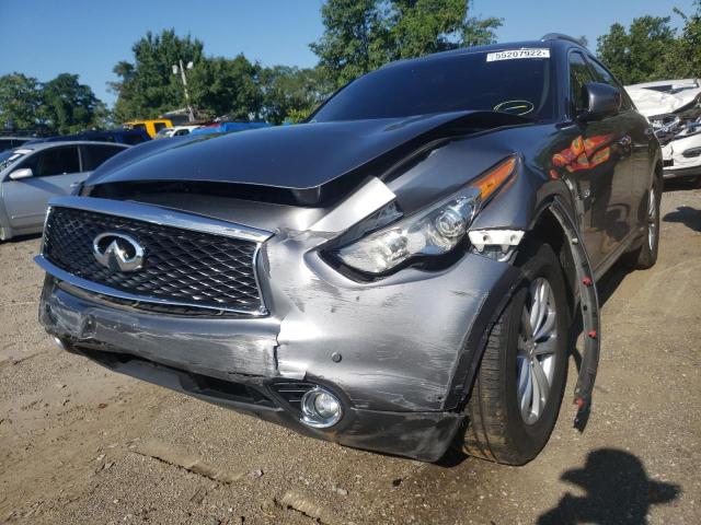 JN8CS1MW1HM415946 - 2017 INFINITI QX70 GRAY photo 2