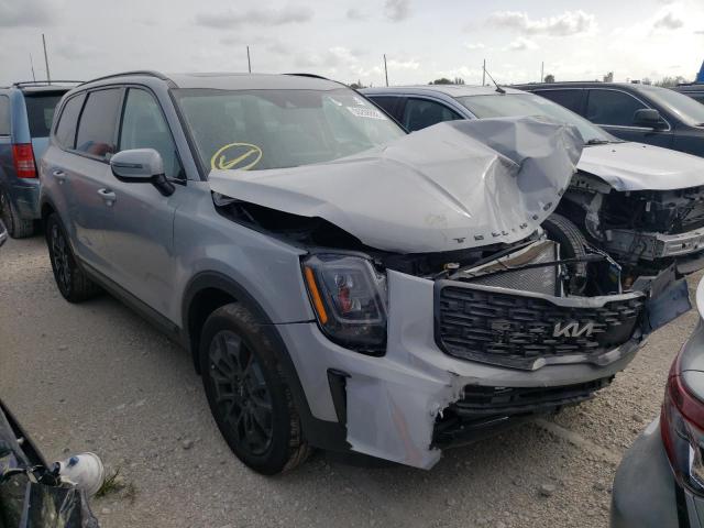 5XYP3DHC7NG248727 - 2022 KIA TELLURIDE GRAY photo 1