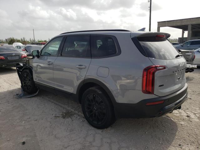 5XYP3DHC7NG248727 - 2022 KIA TELLURIDE GRAY photo 3