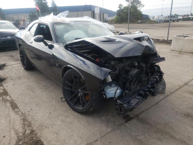 2C3CDZFJXKH640693 - 2019 DODGE CHALLENGER BLACK photo 1