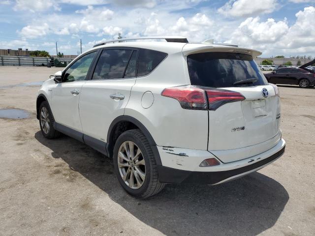 JTMDJREV1GD001443 - 2016 TOYOTA RAV4 HV LI WHITE photo 3