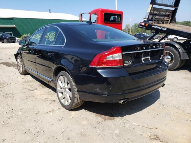 YV1902AH2D1168465 - 2013 VOLVO S80 T6 BLACK photo 3