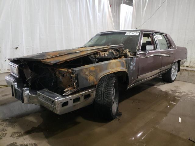 1G6DW54E9MR707444 - 1991 CADILLAC BROUGHAM MAROON photo 2