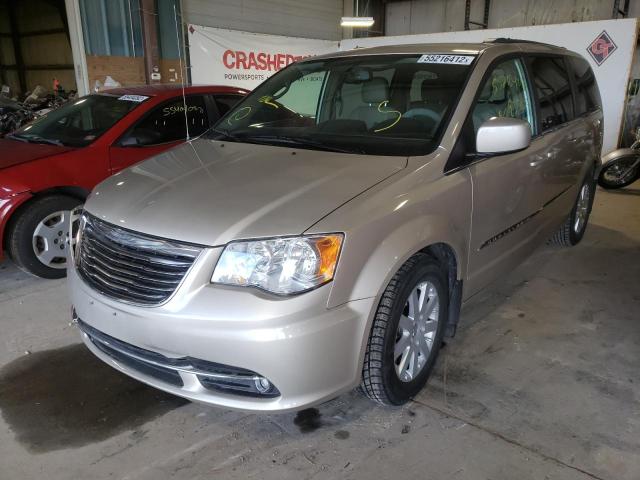 2C4RC1BG1DR811218 - 2013 CHRYSLER TOWN & COU GOLD photo 2