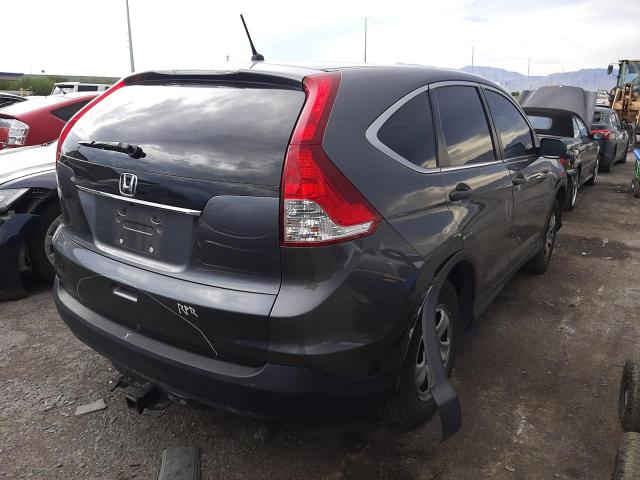 2HKRM3H30EH527753 - 2014 HONDA CR-V LX GRAY photo 4