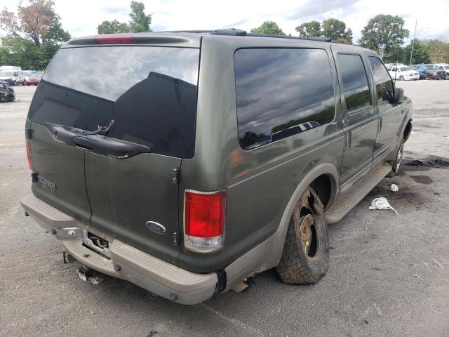 1FMNU43S81EA39238 - 2001 FORD EXCURSION GREEN photo 4