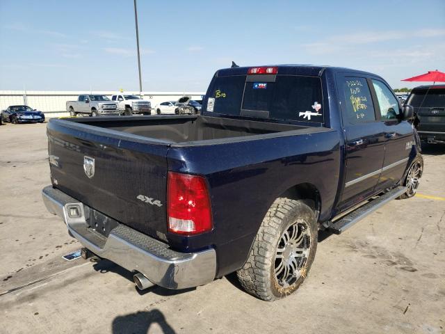 1C6RR7LT1DS669147 - 2013 RAM 1500 SLT BLUE photo 4