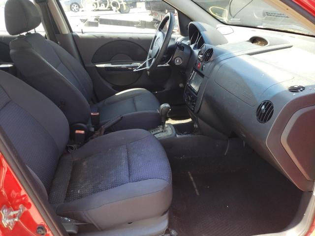 KL1TD66667B769365 - 2007 CHEVROLET AVEO BASE RED photo 5