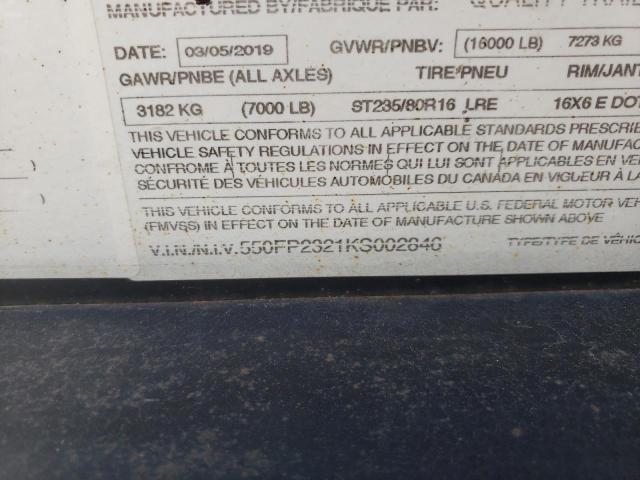 550FP2321KS002846 - 2021 UTILITY TRAILER Qara foto 10