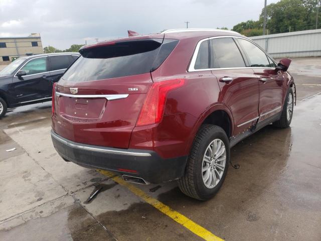 1GYKNBRS3HZ253745 - 2017 CADILLAC XT5 LUXURY RED photo 4