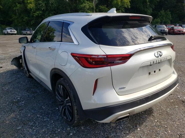 3PCAJ5BB3MF118855 - 2021 INFINITI QX50 LUXE WHITE photo 3