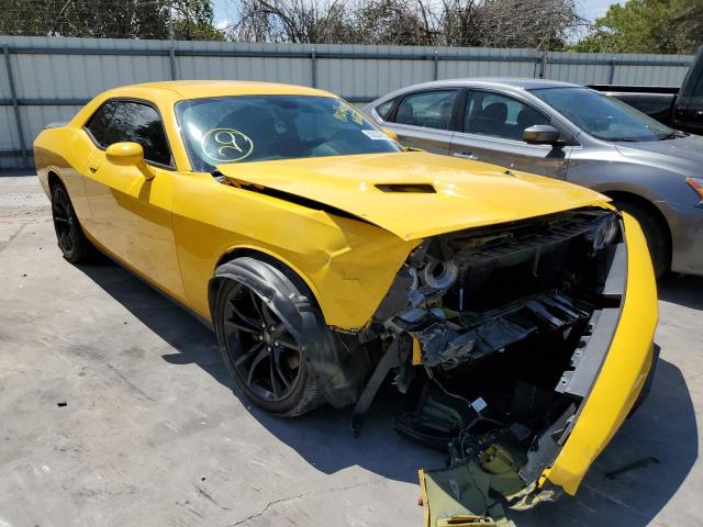 2C3CDZAG0JH161127 - 2018 DODGE CHALLENGER YELLOW photo 1