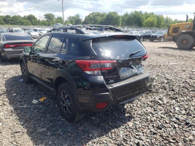 JF2GTHSC5NH223222 - 2022 SUBARU CROSSTREK BLACK photo 3