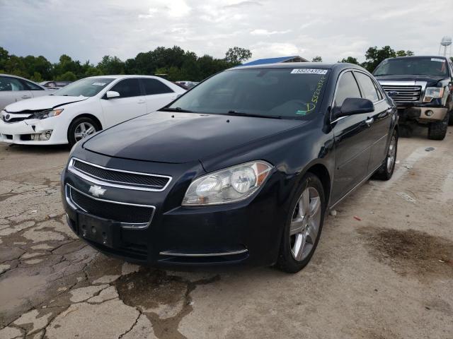 1G1ZC5E0XCF342103 - 2012 CHEVROLET MALIBU 1LT შავი ფოტო 2