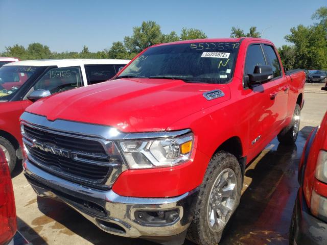 1C6SRFBT0KN547016 - 2019 RAM 1500 BIG H RED photo 2