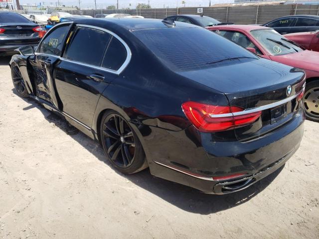 WBA7F0C56GGL99497 - 2016 BMW 750 I BLACK photo 3