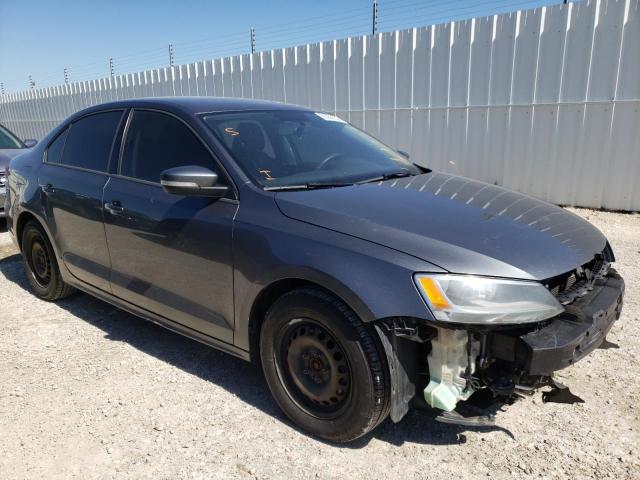 3VW2K7AJ9EM218197 - 2014 VOLKSWAGEN JETTA BASE 灰色 照片 1