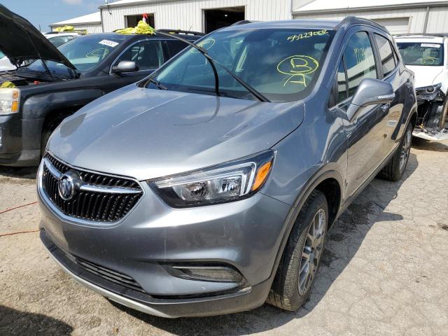 KL4CJ2SBXKB846528 - 2019 BUICK ENCORE SPO GRAY photo 2