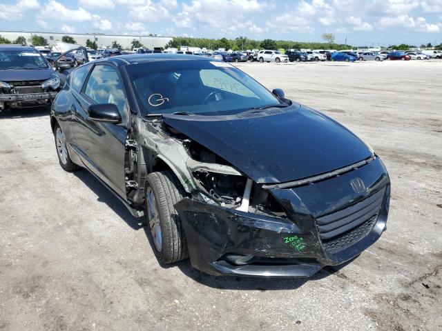 JHMZF1C67BS006606 - 2011 HONDA CR-Z EX BLACK photo 1