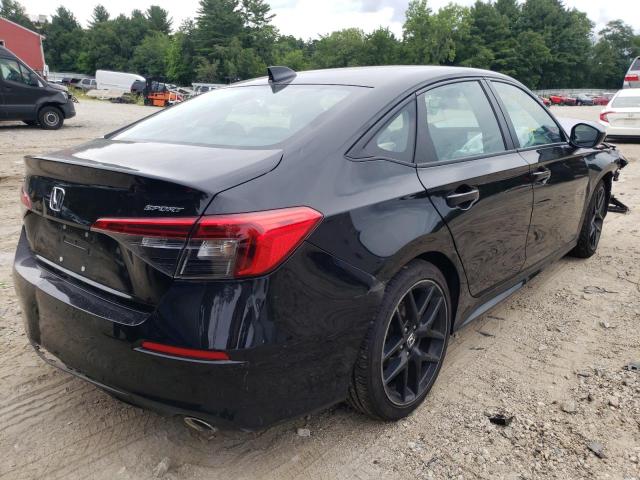 2HGFE2F54NH535413 - 2022 HONDA CIVIC SPOR BLACK photo 4