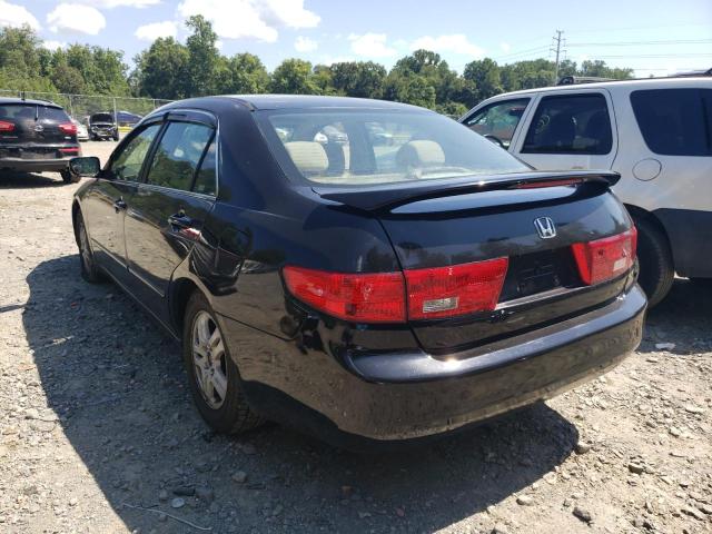 1HGCM56445A104678 - 2005 HONDA ACCORD LX BLACK photo 3