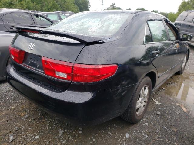 1HGCM56445A104678 - 2005 HONDA ACCORD LX BLACK photo 4