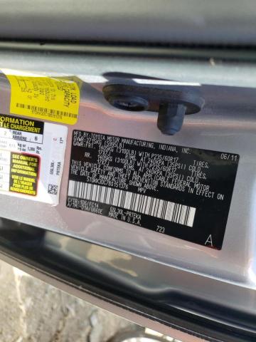 5TDKK3DC7BS151376 - 2011 TOYOTA SIENNA LE SILVER photo 10