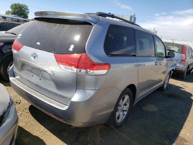 5TDKK3DC7BS151376 - 2011 TOYOTA SIENNA LE SILVER photo 4