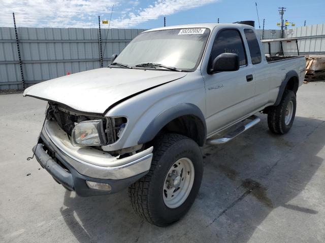 5TEWN72N12Z034108 - 2002 TOYOTA TACOMA XTR SILVER photo 2