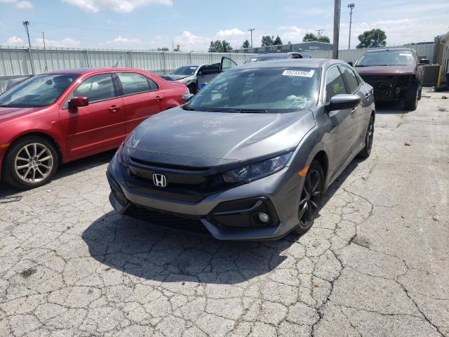 SHHFK7H66LU213836 - 2020 HONDA CIVIC EX GRAY photo 2