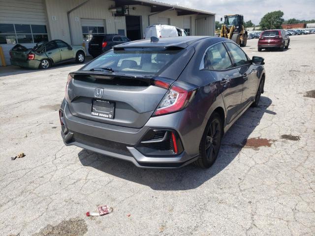 SHHFK7H66LU213836 - 2020 HONDA CIVIC EX GRAY photo 4