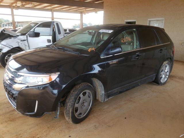 2FMDK3K99DBA37461 - 2013 FORD EDGE LIMIT BLACK photo 2