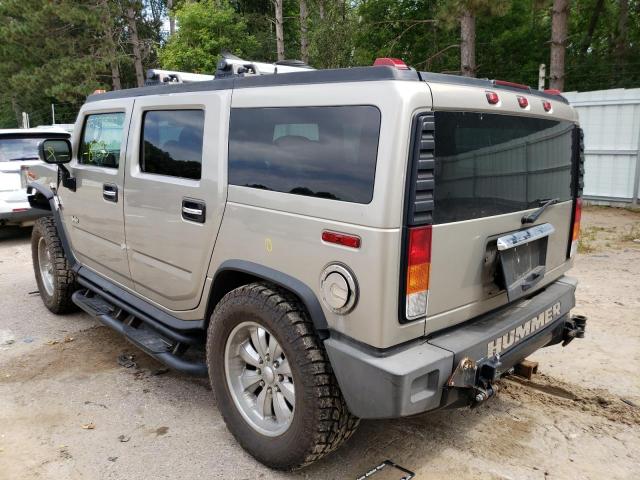 5GRGN23U34H101369 - 2004 HUMMER H2 TAN photo 3