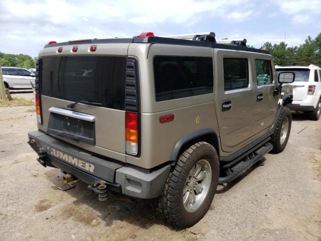 5GRGN23U34H101369 - 2004 HUMMER H2 TAN photo 4