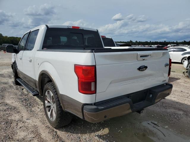 1FTEW1C48LFA41275 - 2020 FORD F150 SUPER WHITE photo 3